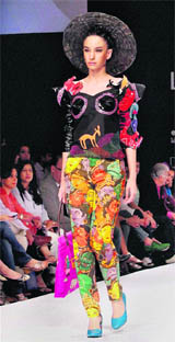 A dress designed by Manas Dash
