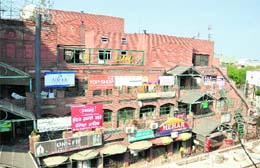 A view of the AC Market in Ludhiana.
