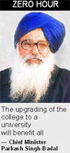  Chief Minister Parkash Singh Badal