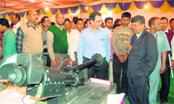 Principal Secretary, Uttarakhand, S Raju at an exhibition in Dehradun