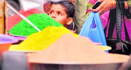 Social organisations in Ludhiana are urging residents to save water by using dry colours this Holi.
