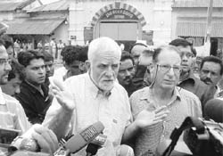 File photo of British nationals Allan Waters (L) and Duncan Grant, who were sentenced to six years in jail by the Supreme Court on Friday.