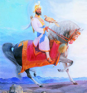 Guru Gobind Singh unsheathed his sword and turned his peace-loving Sikhs into the kirpan-carrying Khalsa