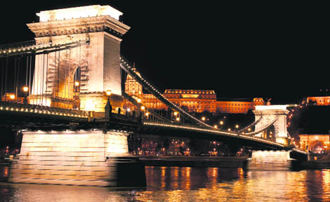 the historical Chain Bridge 