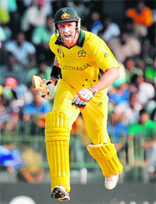 Australian batsman Michael Hussey