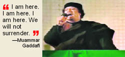 On Wednesday, Muammar Gaddafi made his first appearance post-strikes on state TV from his former Bab al-Aziziya residence in Tripoli. 