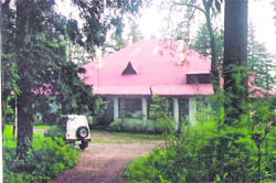 The Oak Ville cottage that was built in 1828 in Mussoorie. 