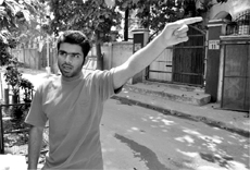 Jasminder, a resident of Phase IX and living opposite gate number 11 of the stadium, vents his anger at the PCA authorities for playing blaring music at the stadium in Mohali