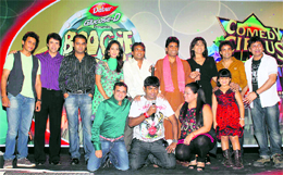 Participants on the sets of Comedy Circus Jubilee on Sony