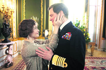Helena Bonham Carter excels as a sensitive, supporting wife to George VI, played by Colin Firth