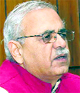 Uttarakhand Assembly Speaker Harbans Kapoor addresses a press conference in Dehradun on Thursday