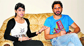 Mushtaq Afridi with his cousin