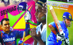 A child prays for the Indian team