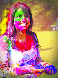 Nowadays Holi is celebrated in a rough manner