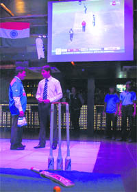 Enjoy the match on big screens
