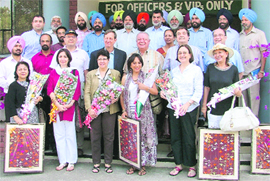 Ambassadors from Latin American countries at PAU on Sunday
