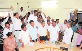 Municipality councillors create ruckus at the board meeting in Haridwar on Sunday