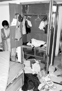 The ransacked house at Ravindra Enclave, Zirakpur.