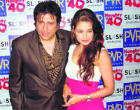 Govinda and Yuvika Chaudhary