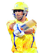 Super Kings skipper MS Dhoni