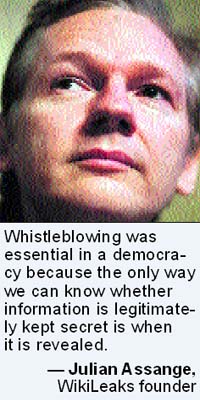  Julian Assange, WikiLeaks founder
