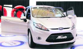 The company unveiled a new version of Ford Fiesta on Thursday