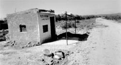 A structure that has come up along the Patiala ki Rao in Nadha village, near the PGI, in Chandigarh. 
