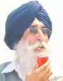 Simranjit Singh Mann, president SAD (A), addresses his supporters at Takht Sri Damdama Sahib on Thursday