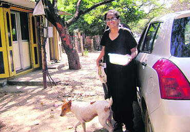 Radha can solve most problems that animals encounter