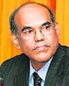 RBI Governor D Subbarao