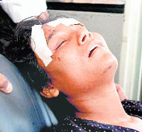 Arunima was shifted to a Lucknow hospital from Bareilly on Saturday. 