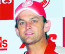 Kings XI Punjabs captain Adam Gilchrist