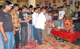 Hanuman Jayanti being celebrated at Navjiwan Nasha Mukti Kendra