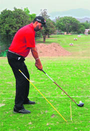 Sequence of backswing plane