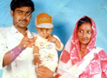 A file photo of the couple and its daughter.