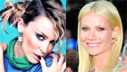 Kylie Minogue, Gwyneth Paltrow
