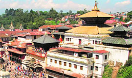 Nepal has several temples