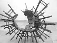 Works from his series The Dream Speaks-20Chairs from the Qing dynasty