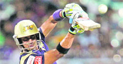 Kolkata Knight Riders Manoj Tiwary. Match starts: 8pm