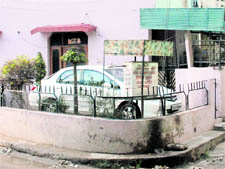 Violation at a house in a southern sector