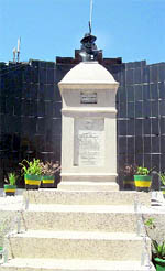 The memorial to Gabbar Singh Negi at Chamba