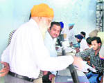 A computerised fard centre at Nurpur Bedi in Ropar district.