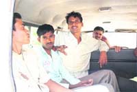 The suspects rounded up in connection with the murder