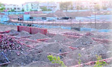 Work has started at the site of the CHBs Sector 63 housing scheme in Chandigarh.