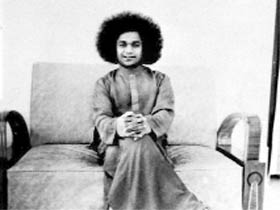 The young Sathya Sai Baba