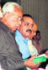 Governor NN Vohra has a glimpse of the book titled Homeland after Eighteen Years written byKL Chowdhary after releasing it in Jammu