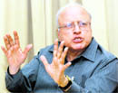 Dr MS Swaminathan, also known as the father of the Green Revolution, in Mohali.