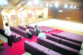 The newly built theatre at the Indian Institute of Advanced Study in Shimla
