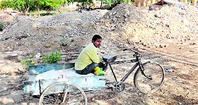 The site where Kalpana Chawla Medical College is being constructed.