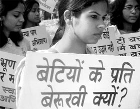 The 16 points increase in the number of females per 1,000 males is a reinforcing positive.